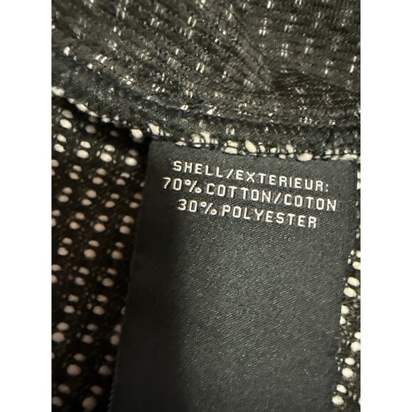 Bagatelle Gray Metallic Tweed Long Sleeve Open Front Fringe Blazer Coat Jacket S - Picture 5 of 5